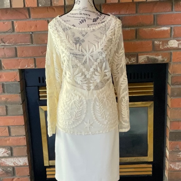 Forever 21 sheer top L - Picture 5 of 8